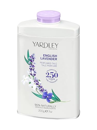 Lavanda inglesa de Yardley of London, talco perfumado de 7 oz (200 g)