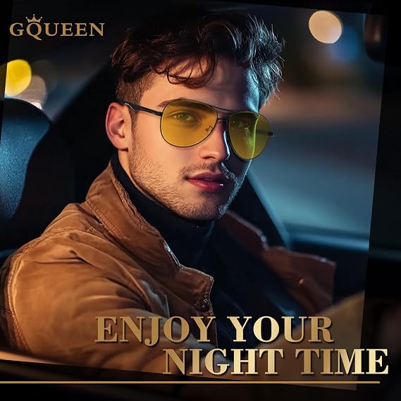GQUEEN Night Driving Glasses