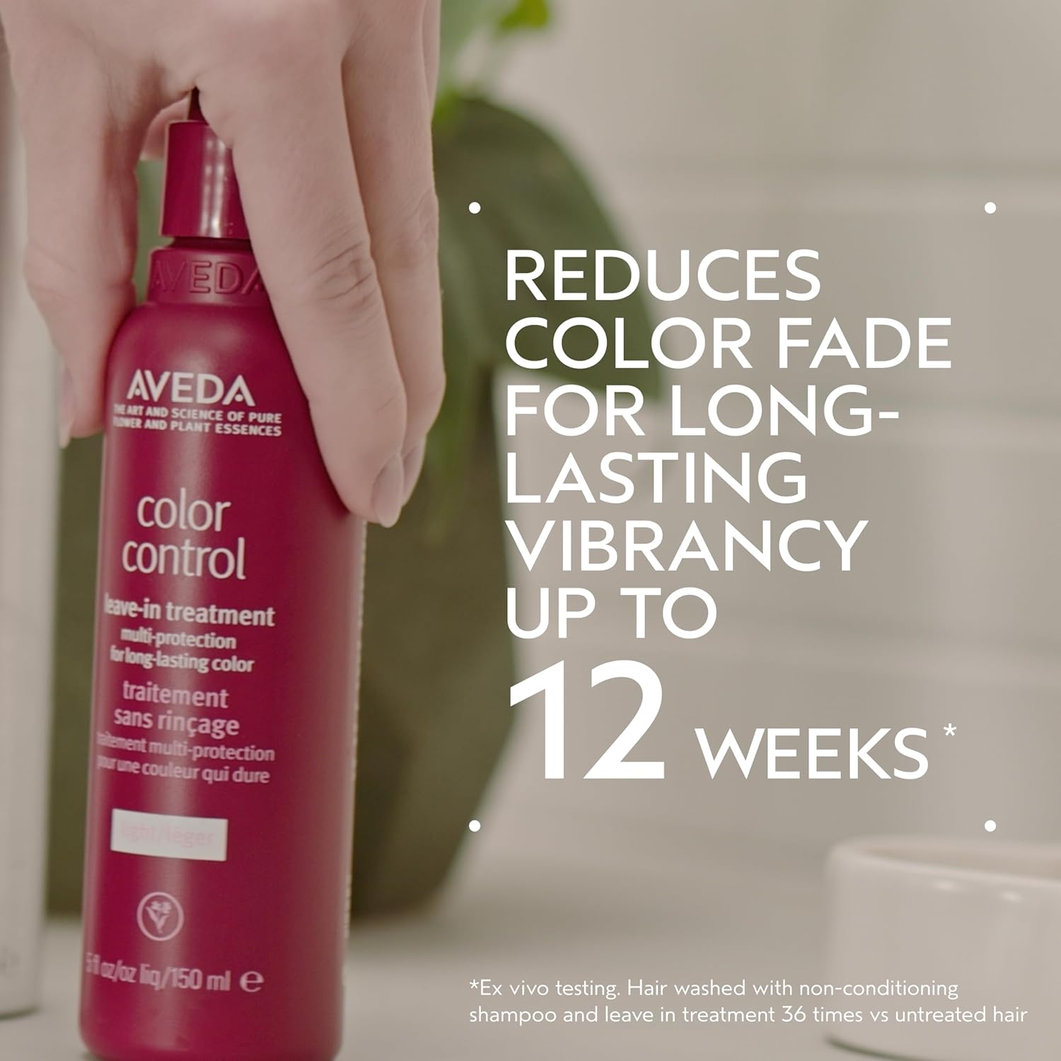 Aveda Color Control Leave-In Treatment Light | Protects Color for Up to 12 Weeks | Heat Protectant | for Fine to Medium Hair | Silicone Free | 98% Naturally Derived* - Image 2