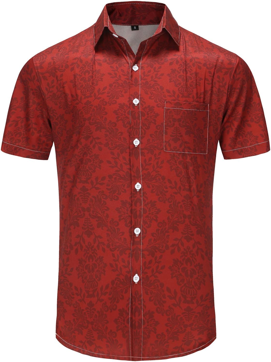 KYKU Funky Hawaiian Shirt for Men Palm Beach Shirts Tropical Vacation Clothes - Image 4