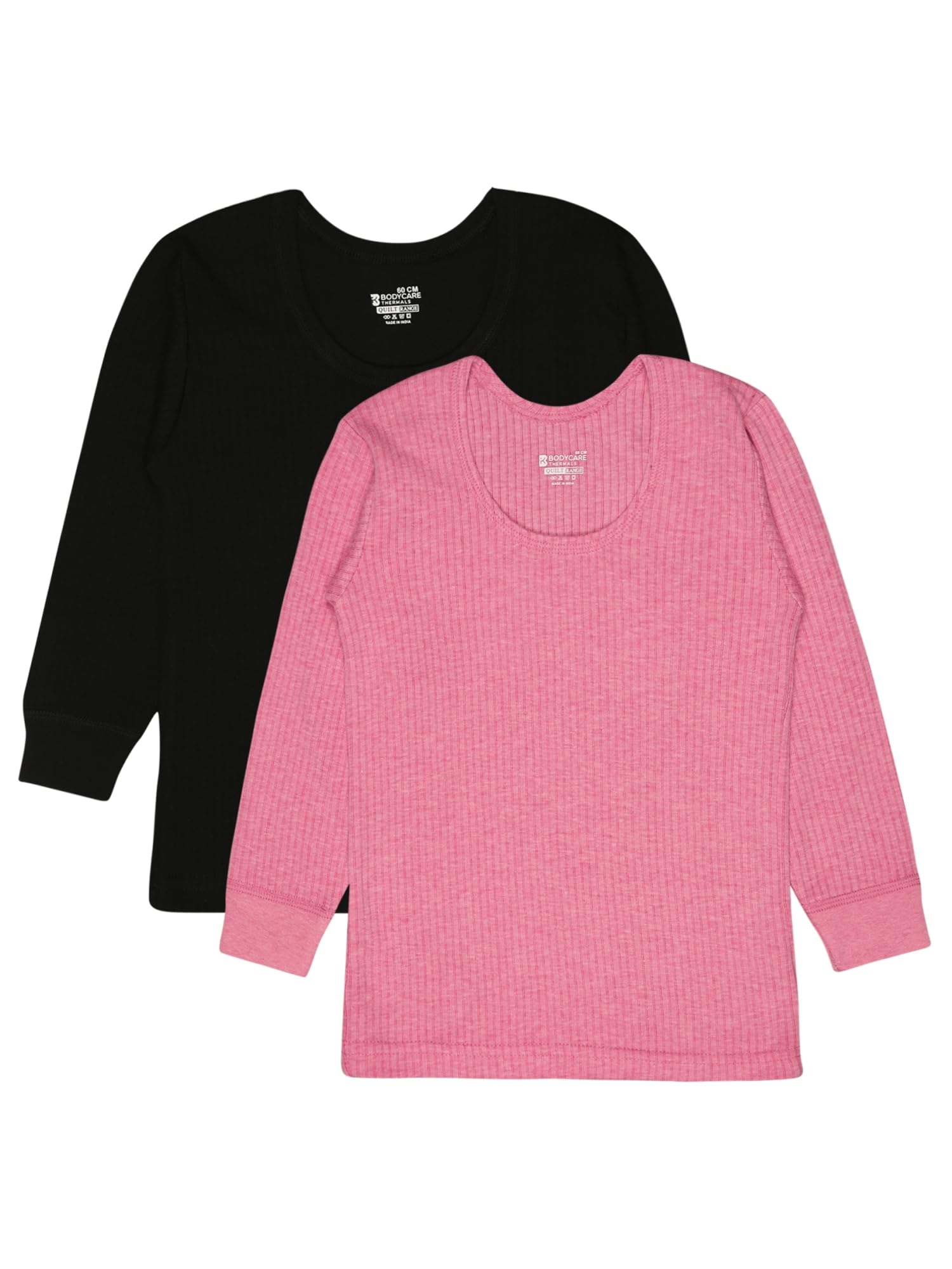 Unisex Slim Fit Thermal Tops Round Neck Full Sleeves Pack Of 2-image-33