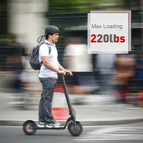 Miniatura 9 de BEEYEO Patinete eléctrico, X7 Scooters para adultos con motor de 350 W de hasta 15 millas de velocidad máxima de 18.6 MPH Scooter eléctrico plegable