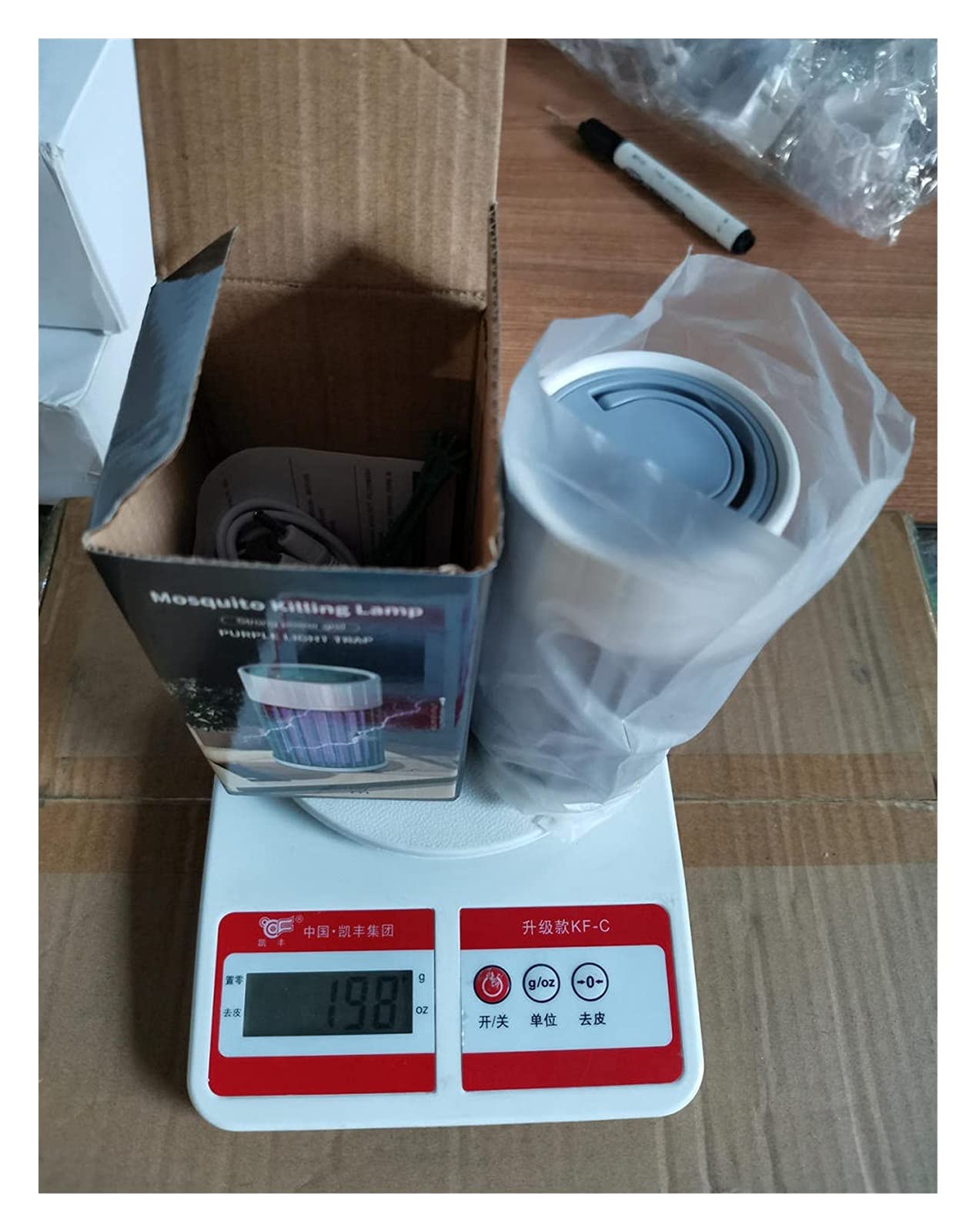 HXR Lampe anti-moustiques à LED pour intérieur et extérieur - Piège à mouches pour camping et extérieur