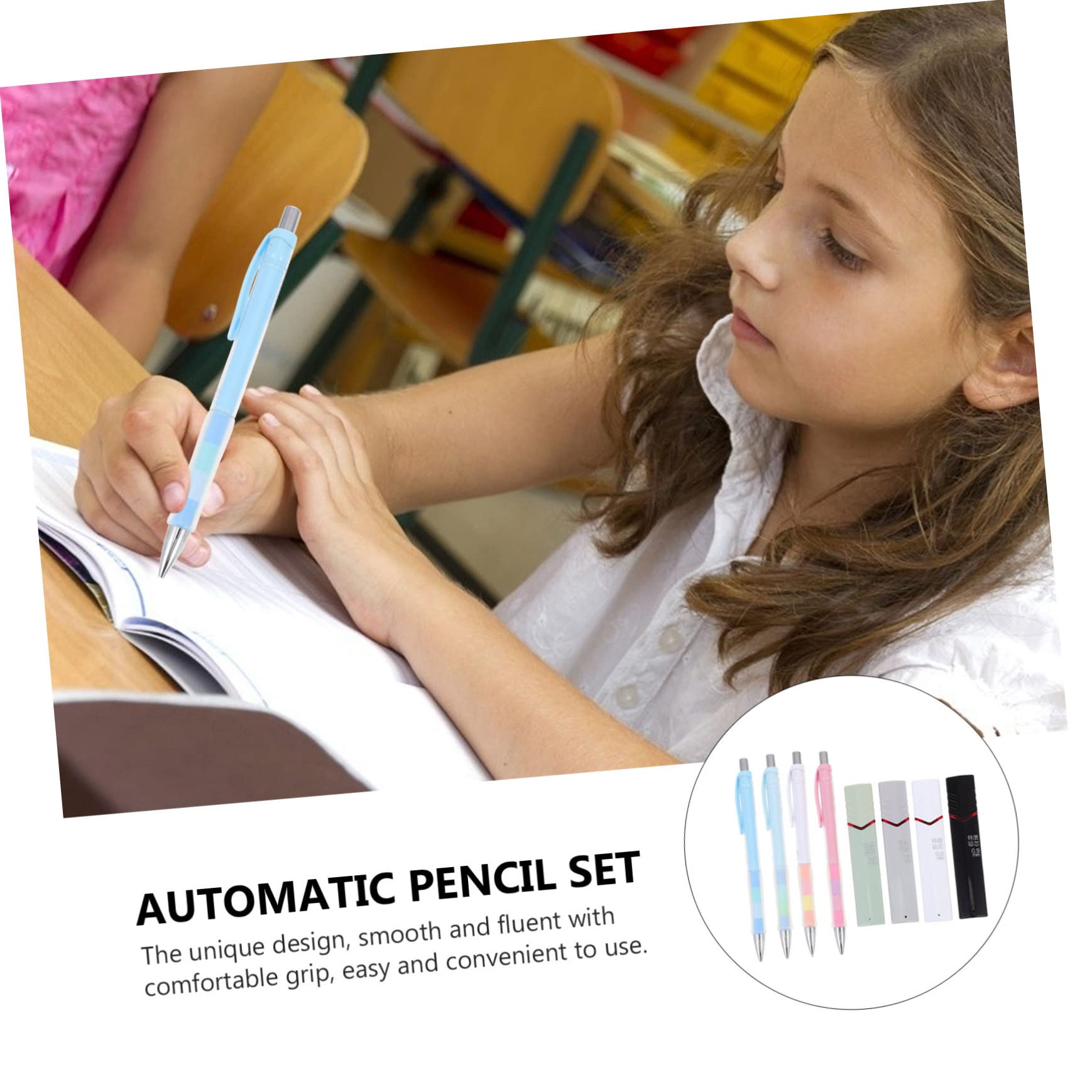 STOBOK 12sets Matite Meccaniche Per Scrittura e Disegno Matite Automatiche Con Punta Retrattile Per Scuola e Ufficio Comfort e Design Ergonomico
