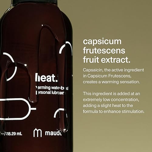 Miniatura 3 de Maude Lubricante a base de agua que calienta el calor, lubricante íntimo para el cuidado personal con sutil sensación de calentamiento, se construye