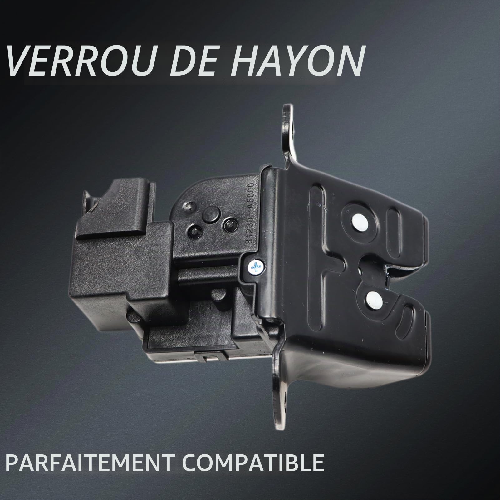 Serrure de hayon pour Hyun-dai i30 GD K-ia Cee'D JD - Noir