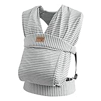 Vista 1 de Fulares portabebés para recién nacidos a niños pequeños, canguro portabebés fácil de usar, portabebés ajustables y suaves con portabebés frontal