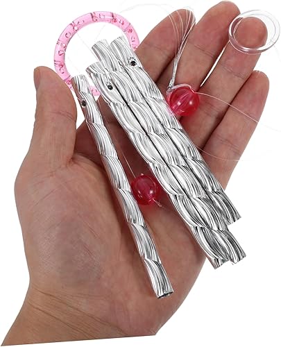 Miniatura 4 de Mipcase 1set Wind Chime Craft Kit with Pre-Threaded Tubes and Beads for Patio and Garden Decoration Fun and Educational Activity for Boys and Girls