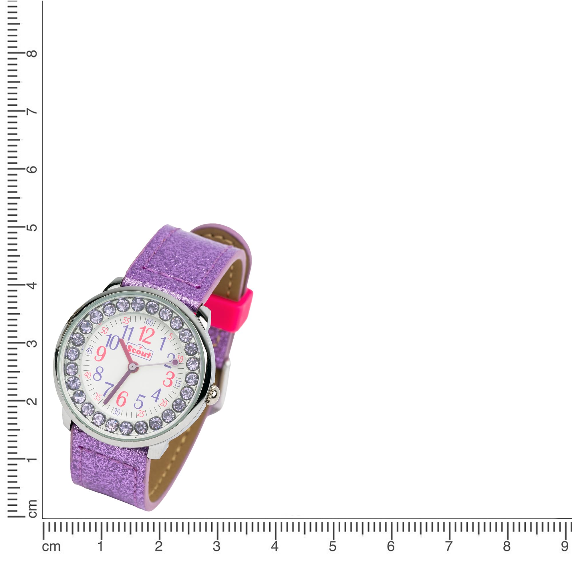 SCOUT Mädchen Analog Quarz Uhr mit Kunststoff Armband 280381011