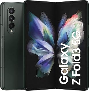 Samsung Galaxy Z Fold3, Téléphone mobile 5G 256Go Vert, Carte SIM non incluse, smartphone Android, Version FR