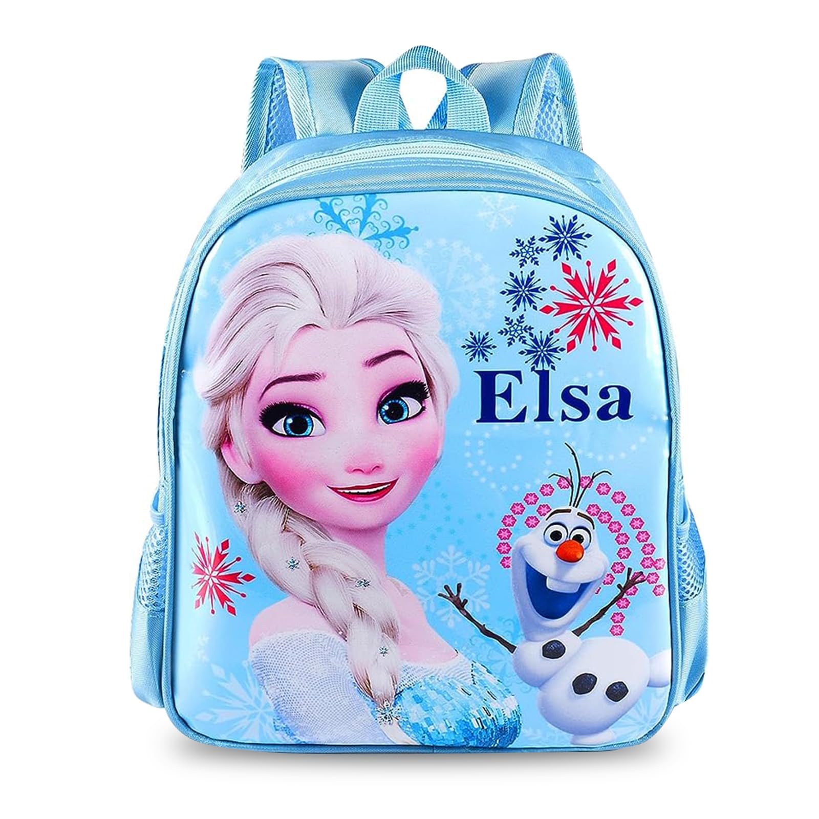 APRRMLIZW Frozen Bolso Escolar Mochila de Guardería 31 X 26 X 10 cm 5-8 Años Animados Mochila Princesas Mochila Frozen Kindergarten Mochila para Niños para Niños y Adolescentes que Viajan Escuela