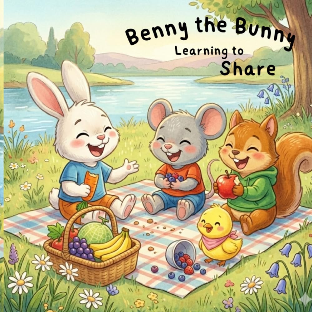 Benny the Bunny – Learning to Share: A Heartwarming Children's Book About Friendship and Kindness. An Early Learning Story for Toddlers and Preschoolers (Ages 3-6). (Benny the Bunny Stories)