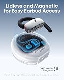 soundcore V40i by Anker, Open-Ear Earbuds, Clear Design, Lidless Case, 4 Adjustable Positions for Every Ear Size, Richer Bass, IP55, 21H Playtime, AI Clear Calls, Bluetooth 5.4, App Control - 3