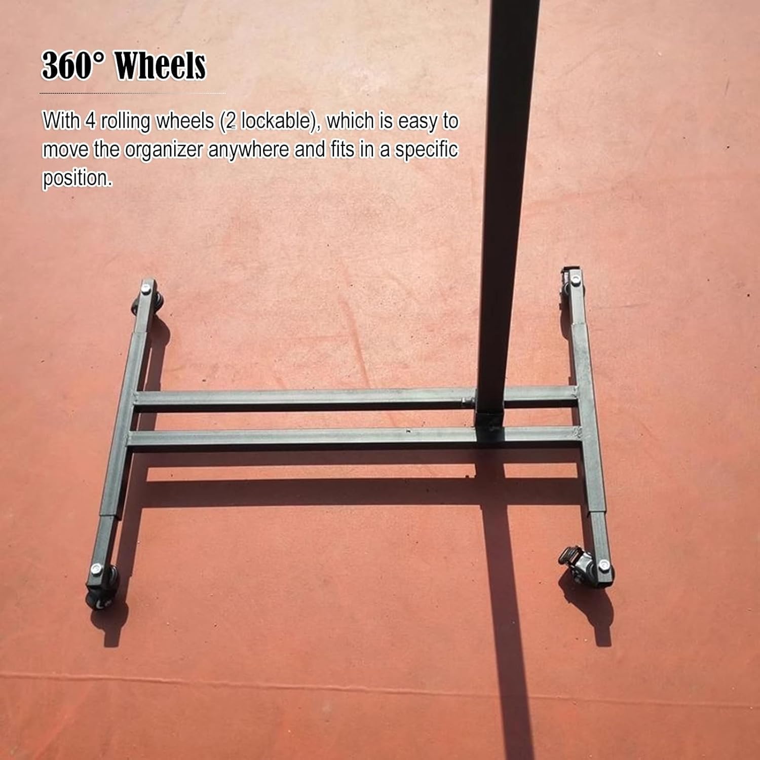 Basketball Practice Network Outdoor Basketball Return Attachment Holder, Rolling Basketball Guard Nets Sports Basketball Shooting Aid with Wheels, Training Practice Equipment for Gyms Parks School