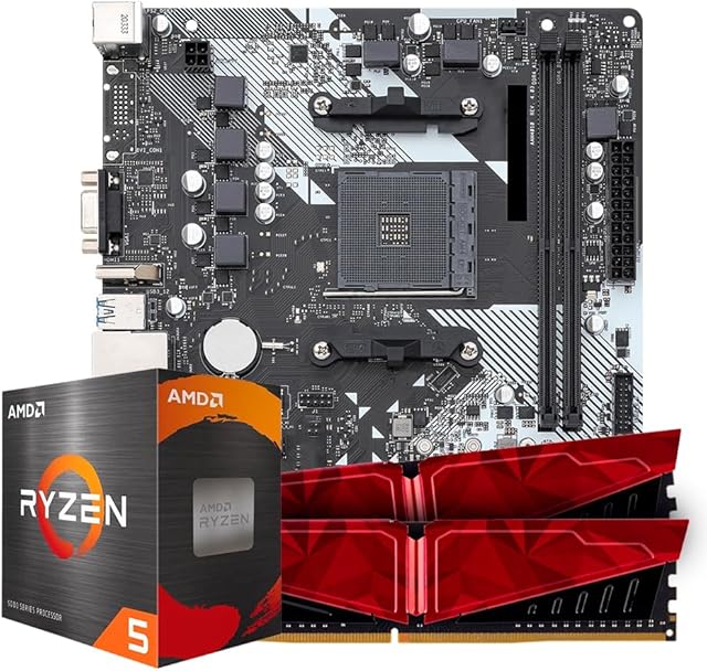 Kit Upgrade Gamer AMD Ryzen 5 5600G + A320M + 16GB DDR4