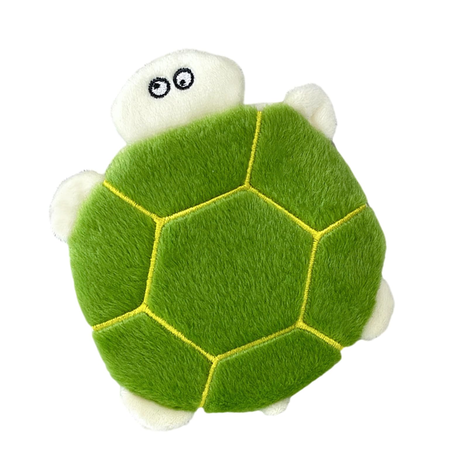 MIDOKSTUA Tortoise Coin Purse,Plush Coin Pouches,Wallet with Zippers Keychain,Small Change Purse Portable Cosmetic Bag
