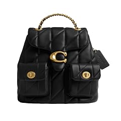 COACH Womens Quilted Leather Tabby Backpack