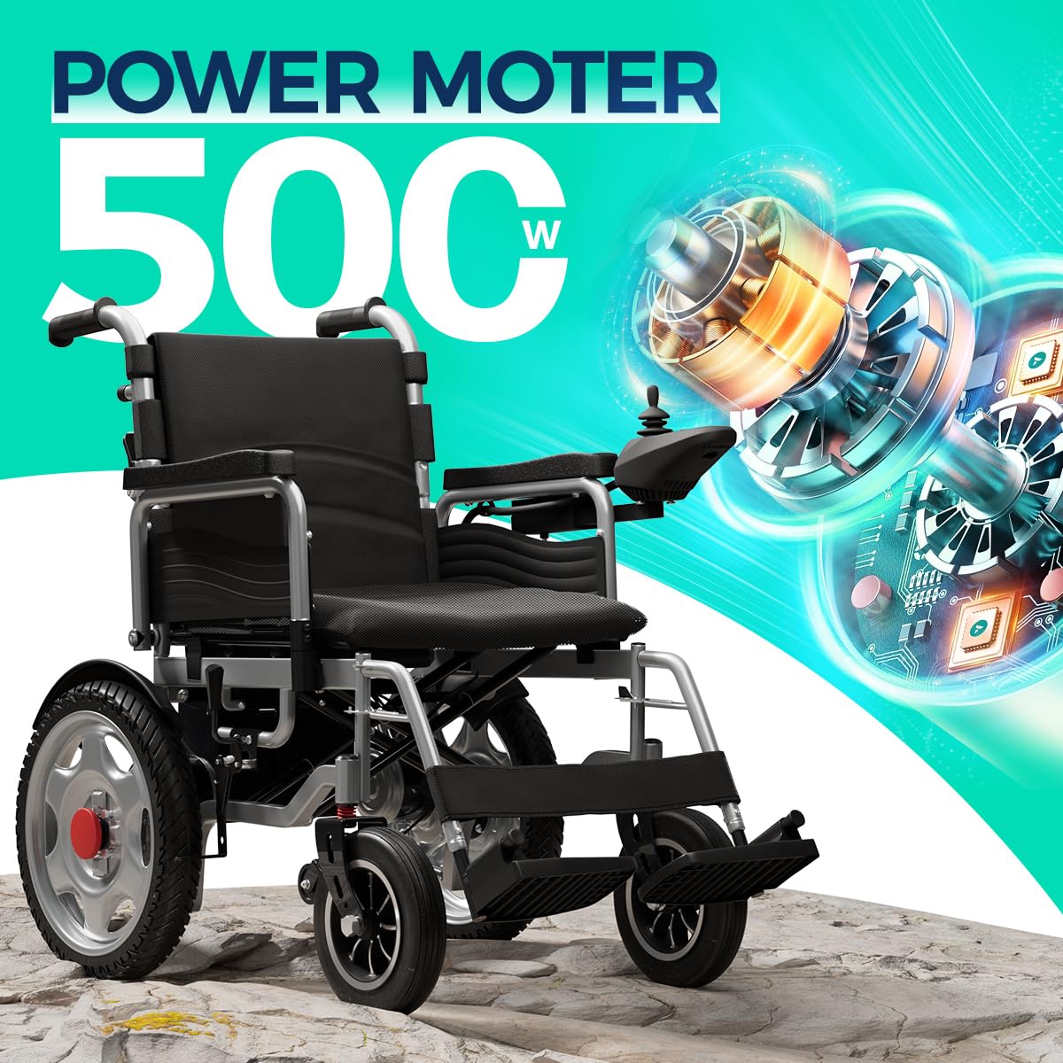 Golden Technologies Literider Envy GP162 Electric Travel Powerchair, Grass