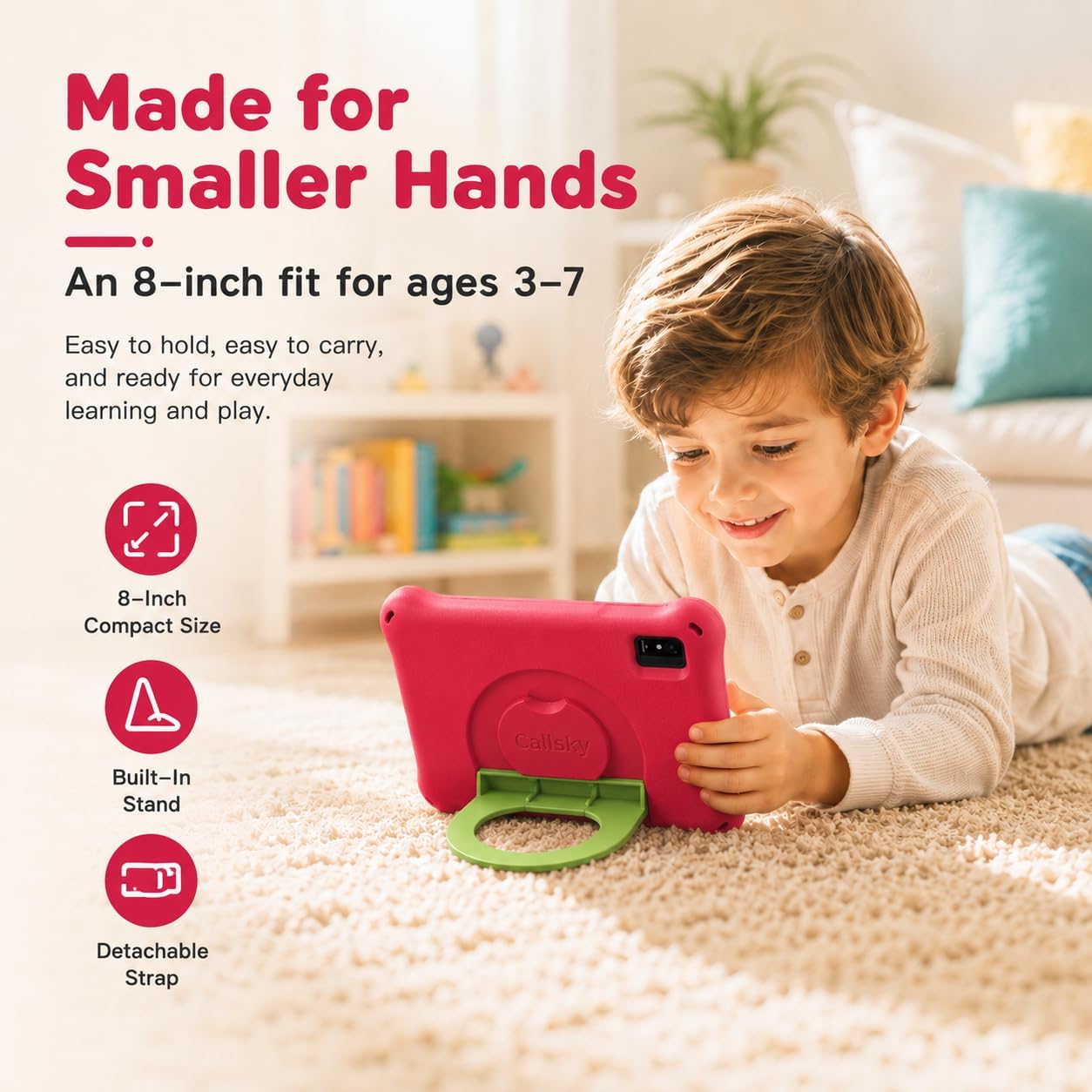 CALLSKY-NOTE Smooth 8-Inch Kids Tablet image 3