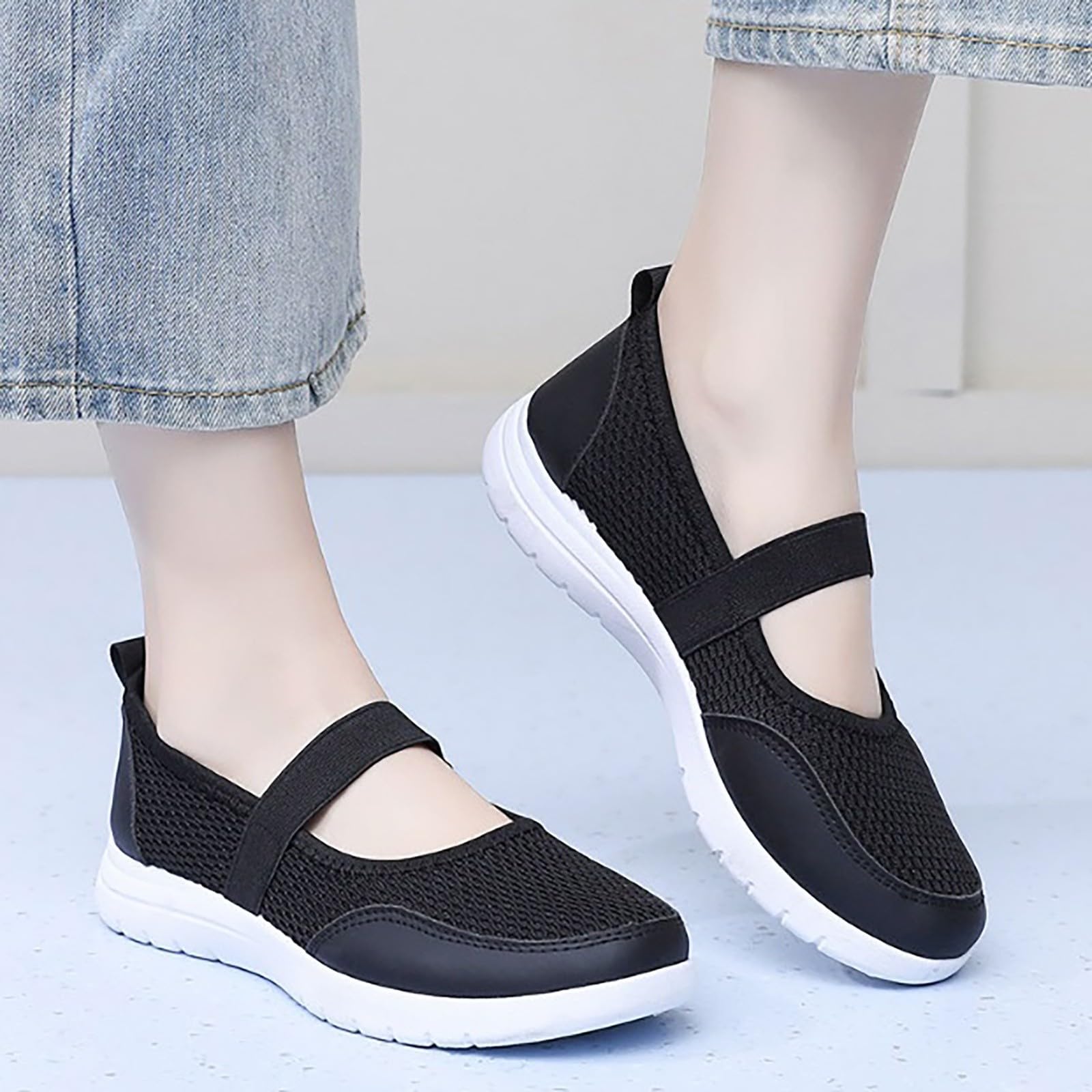 Chaussures ethniques décontractées pour femme, tendance, creuses, respirantes, talon plat, semelle souple, chaussures décontractées, léopard