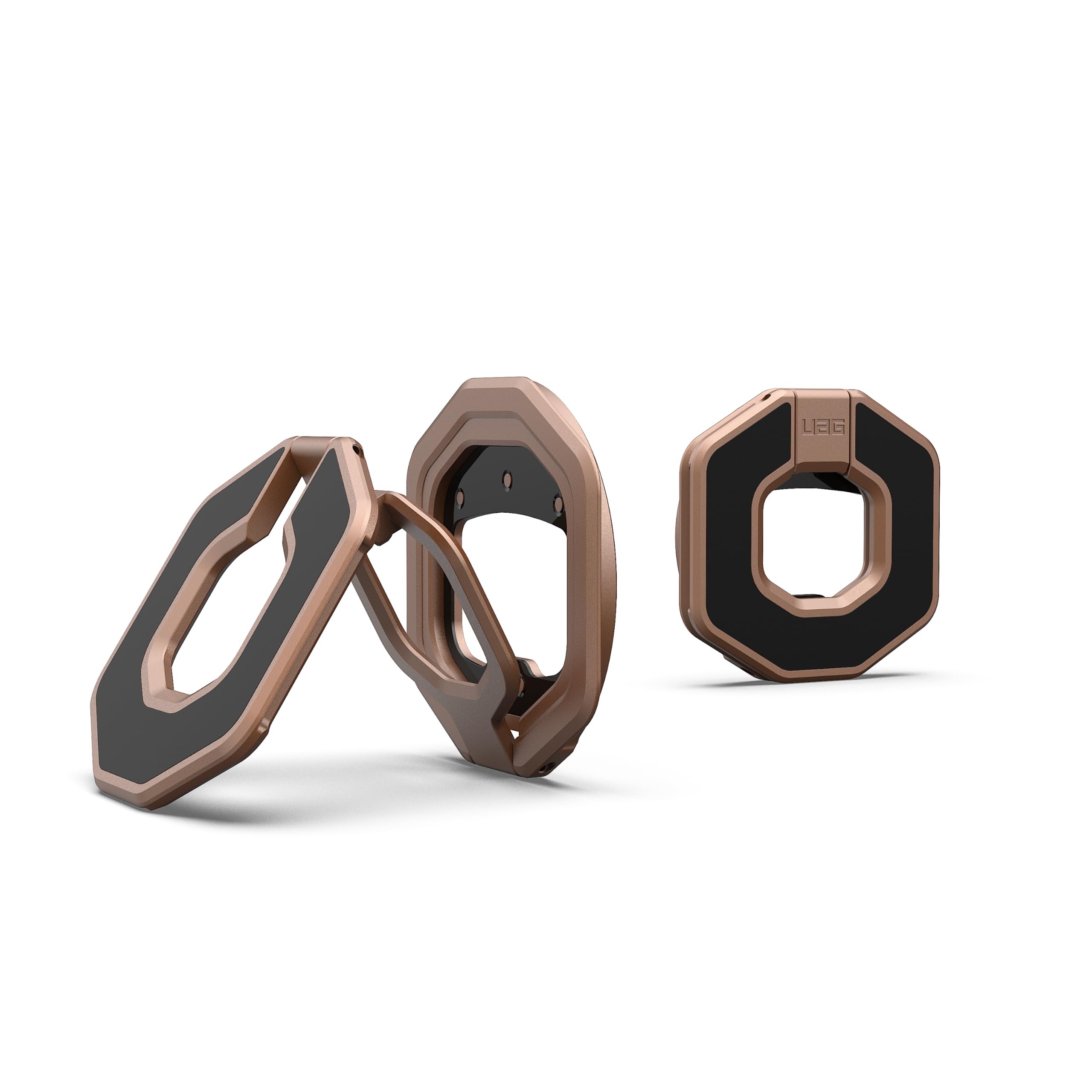 Urban Armor Gear UAG Monarch Magnetic Phone Ring Stand Compatible with Mag-Safe 2 Magnet, Removable Metal Finger Ring Grip & 360 Rotation Adjustable Kickstand for iPhone 17/16, Galaxy S26/S25-image-19