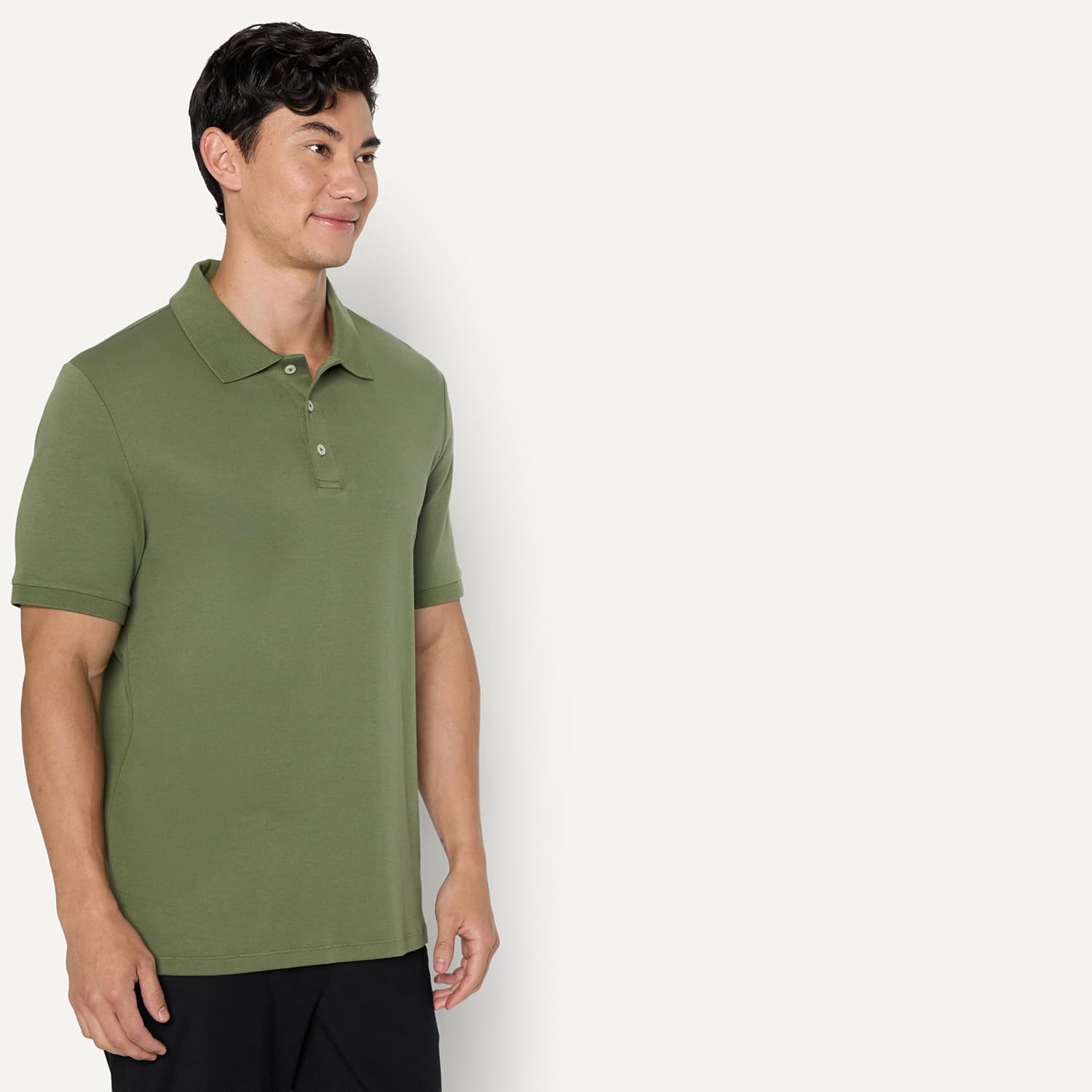 Amazon Essentials Men's Regular Fit Interlock Polo Shirt - Image 2