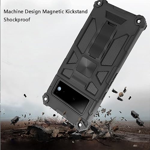 Miniatura 9 de Jackpot Wireless Funda compatible con Google Pixel 6 PRO, funda para Google Pixel6 PRO, Hybid con soporte magnético a prueba de golpes, grado