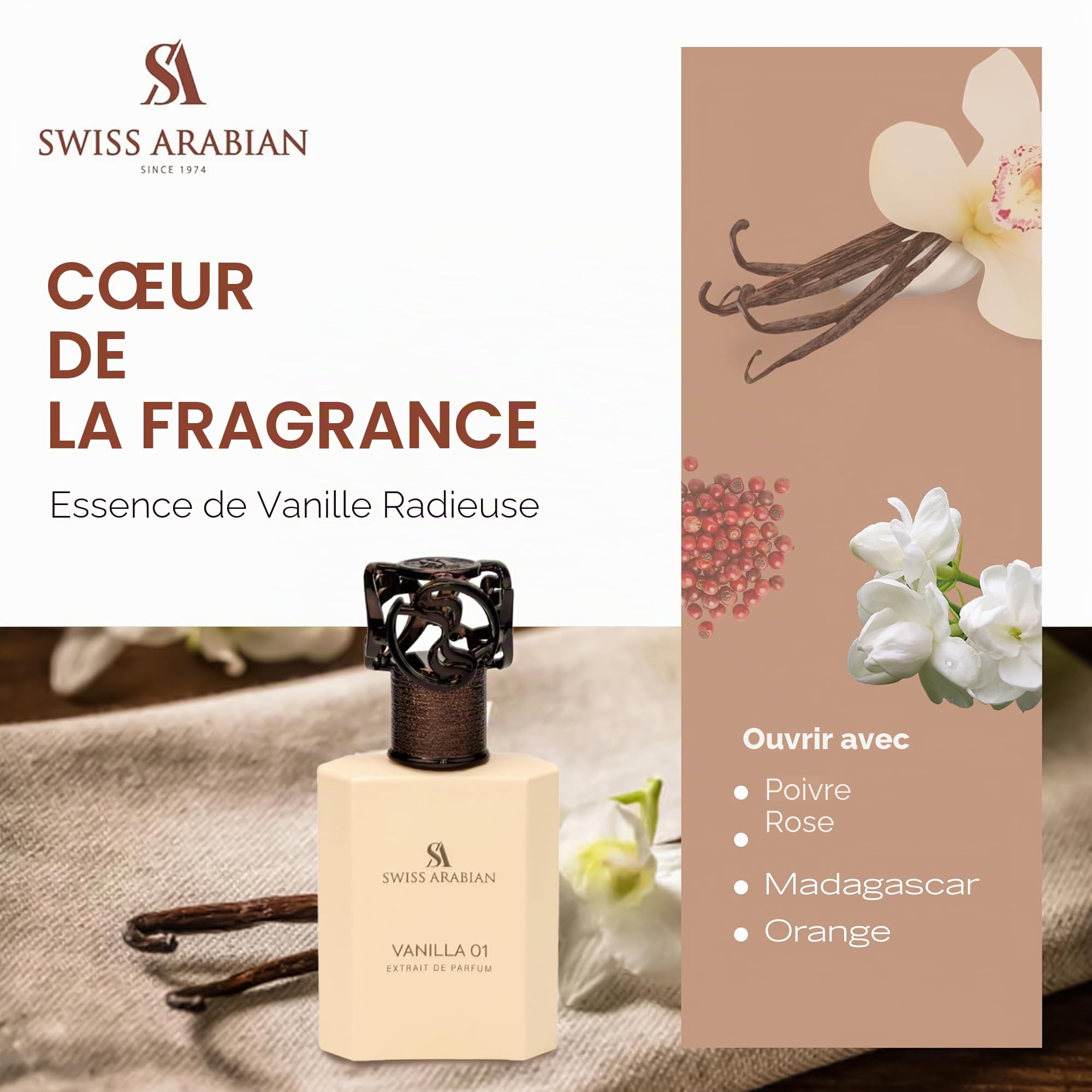 Swiss Arabian Vanilla 01 Extrait De Parfum 75ml
