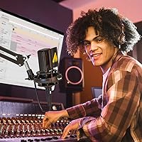 Vista 8 de MAONO Micrófono condensador XLR, micrófono de grabación profesional de estudio cardioide para transmisión, podcasting, canto, voz en off, voz