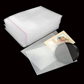 20PCS Self-Seal Bubble Pouch Protective Wrap,Clear Bubble Protective Wrap Bags, Bubble Double Walled Cushioning Pouch for Moving, Quick Bubble Cushioning Wrap Protective Bags for Shipping Packing