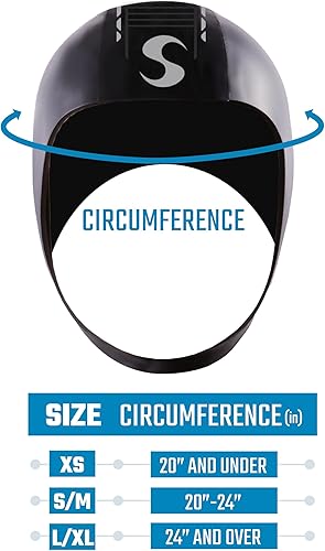 Miniatura 10 de Synergy Gorro de natación - Capucha de neopreno de piel lisa