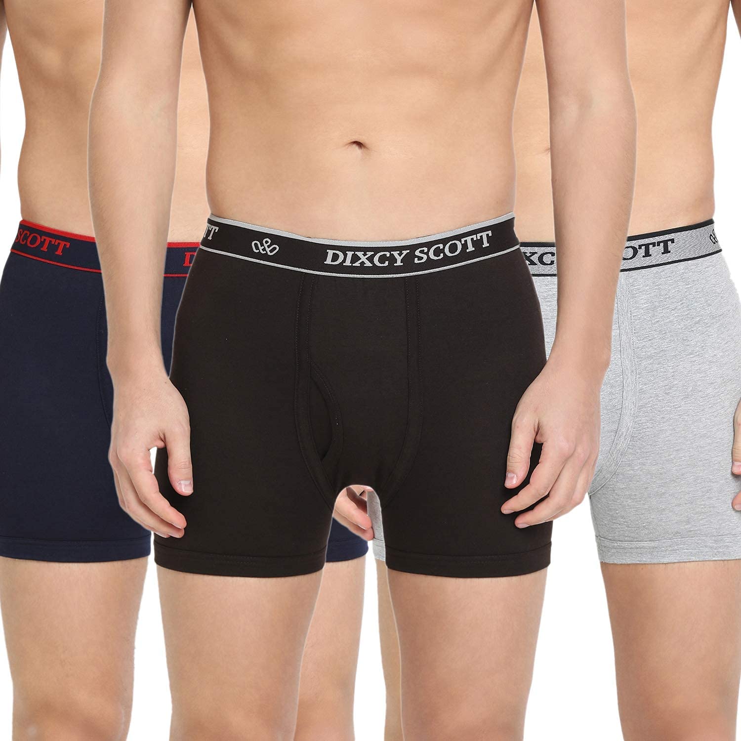 dixcy scott Men's Cotton Trunks (Pack of 3) (cross trunk_Assorted_80 CM)-picture-42