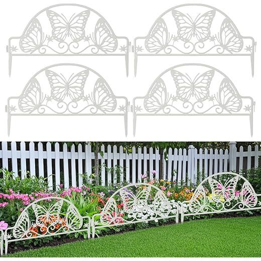 HASTHIP Outdoor Garden Fence Border - 4 Pcs