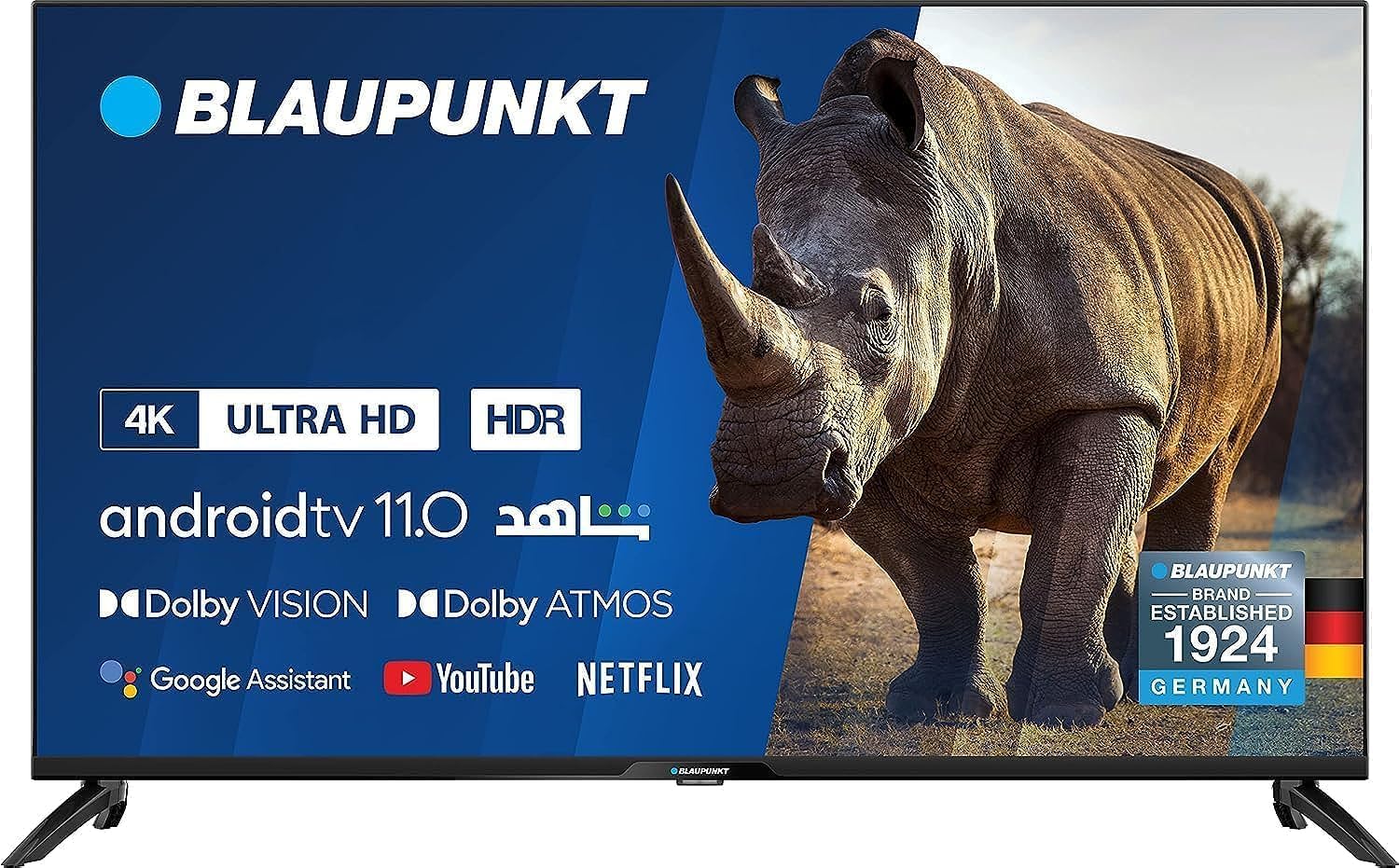 Blaupunkt 43 Inch TV 4K-UHD Smart TV Android TV 11 Dolby Vision Dolby ...