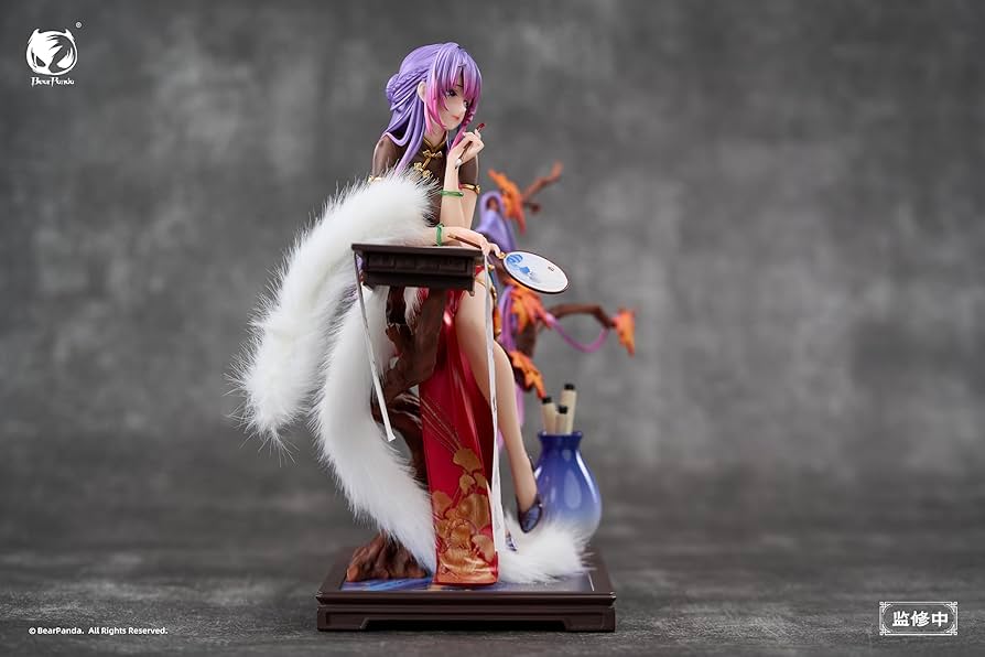 作家さんベアパンダ Amazon | Bear Panda x Biya 納蘭詞 1/6スケール PVC&ABS製 塗装