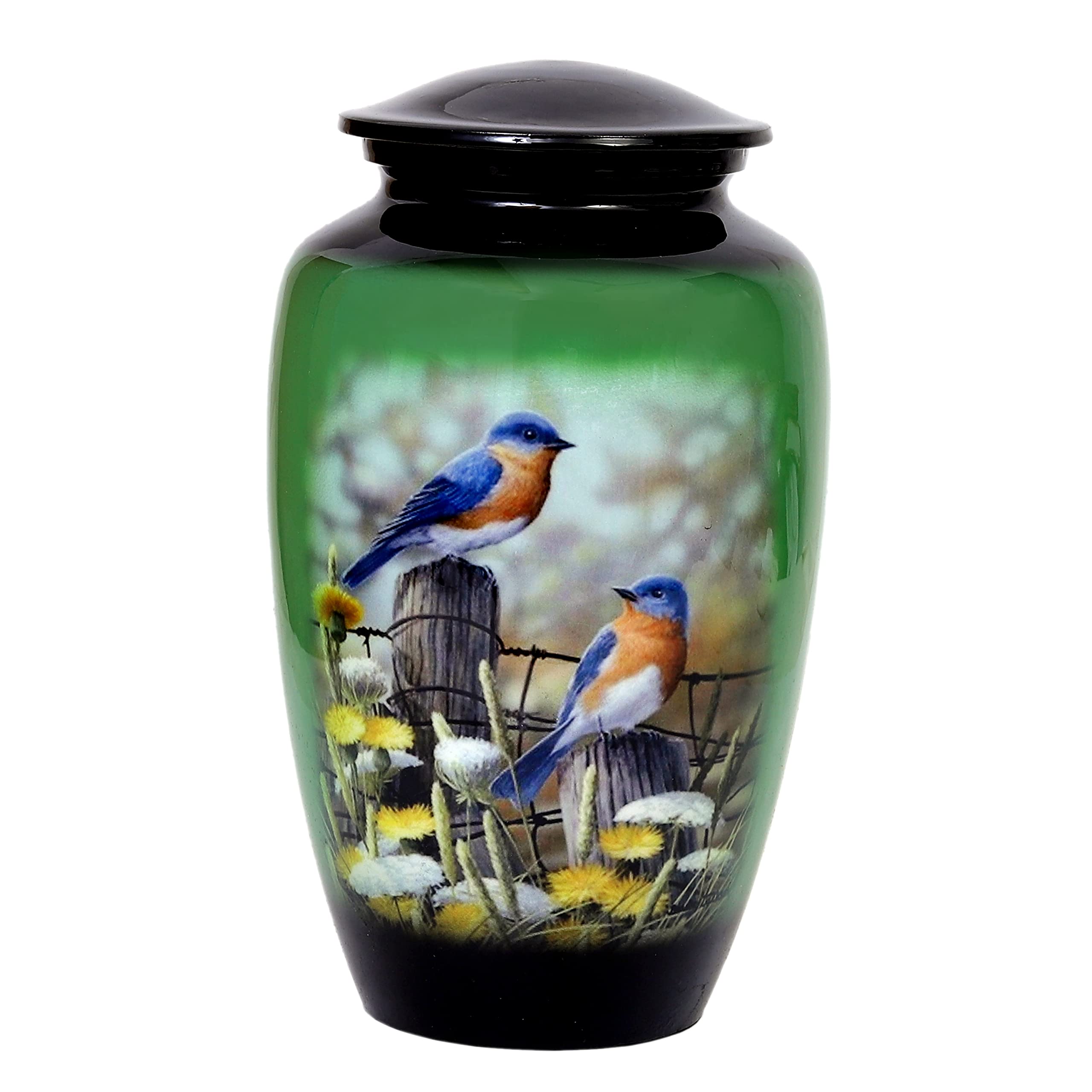 HLC Lovely Humming Bird Adult Cremation Urn - Handcrafted Urn for Human Ashes (200 lbs - 10.5 x 6 ')