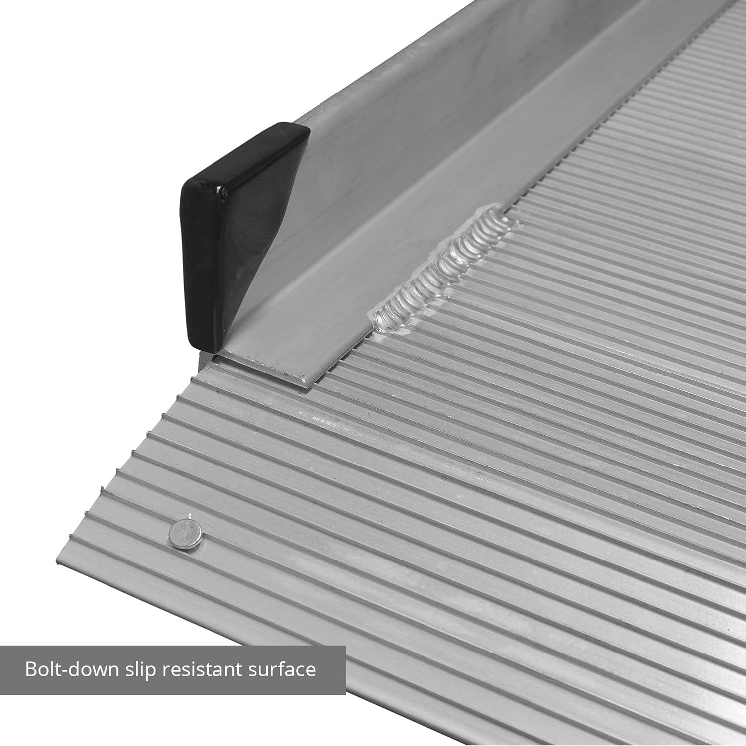 Titan Ramps Aluminum Wheelchair Entry Ramp Only 10' Solid Surface Scooter Mobility Access -