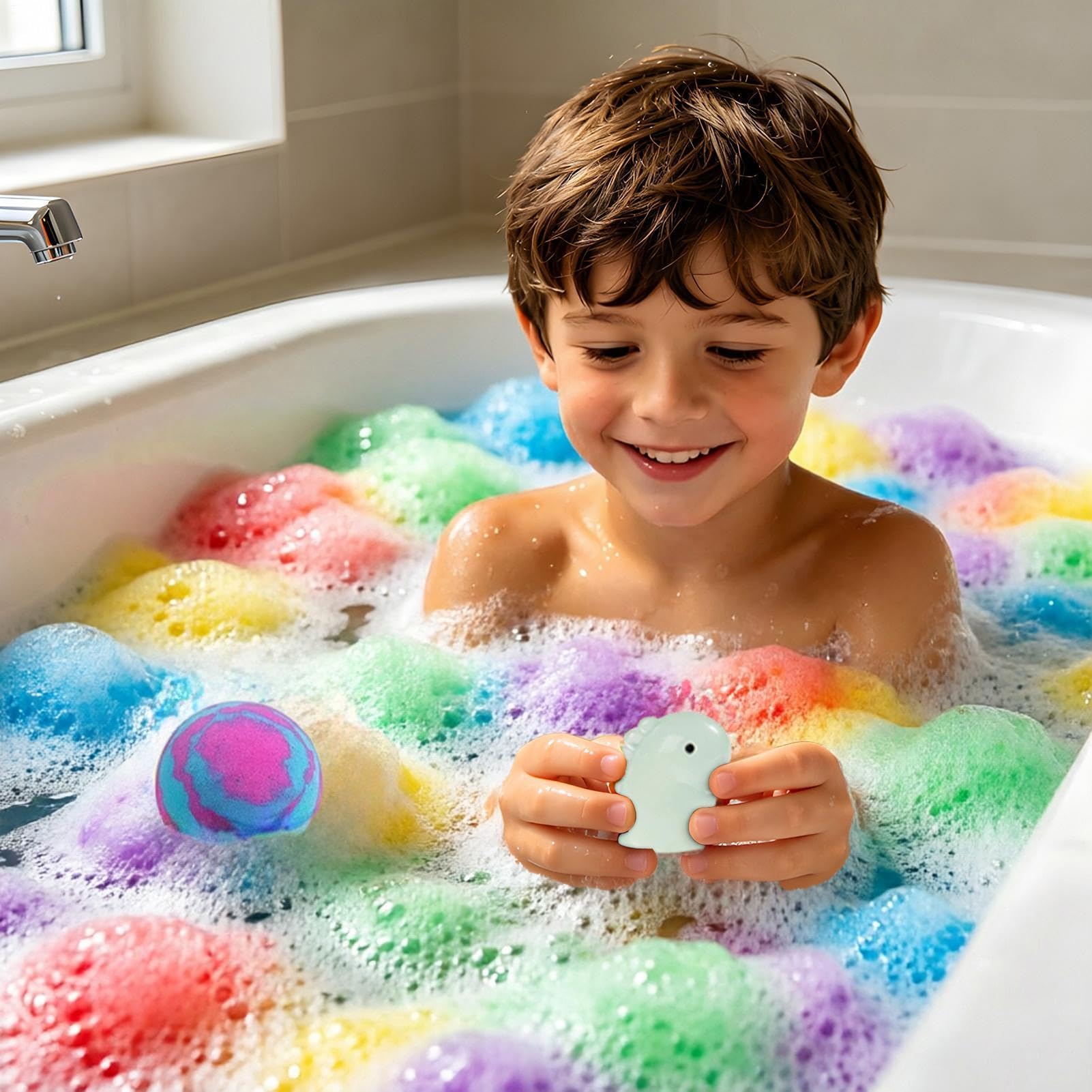 Sfera da bagno frizzante Con 12 Pezzi Regali Effervescenti E Colorati