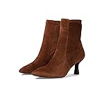 Madewell Women's Ophelia High Dressey Boot-Suede Fashion, Dark Coffee, 9 Narrow