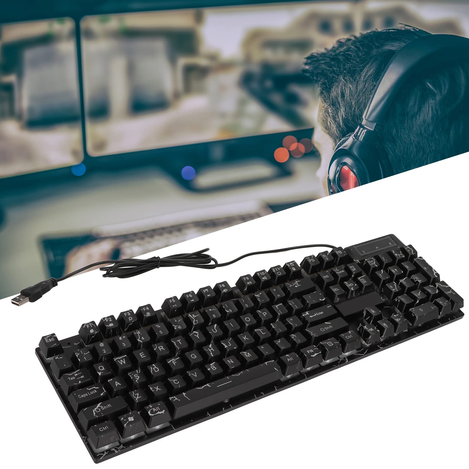 Amazon.co.jp: メカニカルキーボード、防滴排水口デザイン104