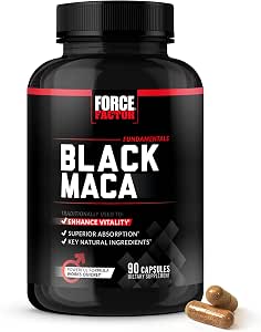 Force Factor Black Maca Root Supplement for Men