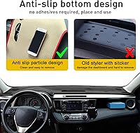 Vista 2 de para Toyota Rav4 Accesorios 2018 2017 2016 2015 2014 2013 Cubierta de salpicadero Alfombrilla para salpicadero Ajuste personalizado Cubierta