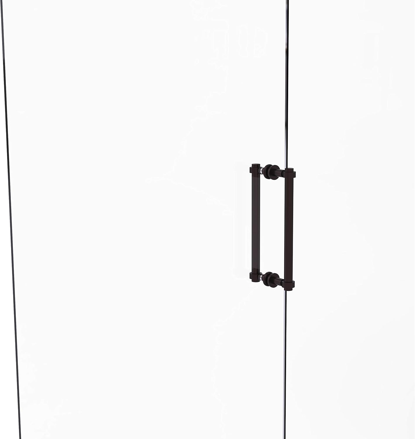 Allied Brass 404-12BB-ABZ Contemporary 12 Inch Back to Back Shower Door Pull, Antique Bronze