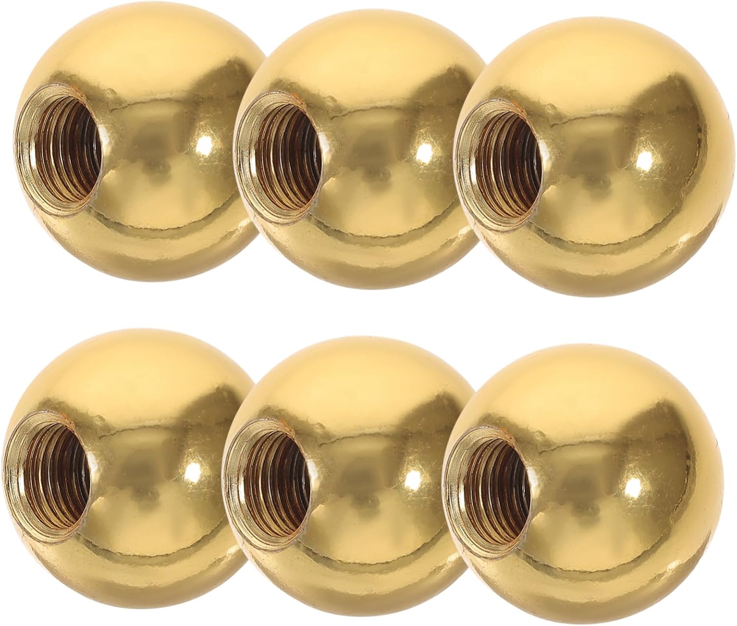 6pcs Table Lamps Finial Cap Knob Lamp Riser Shade Finial Screw Caps Decor Accessories for Lighting Decorative Hat