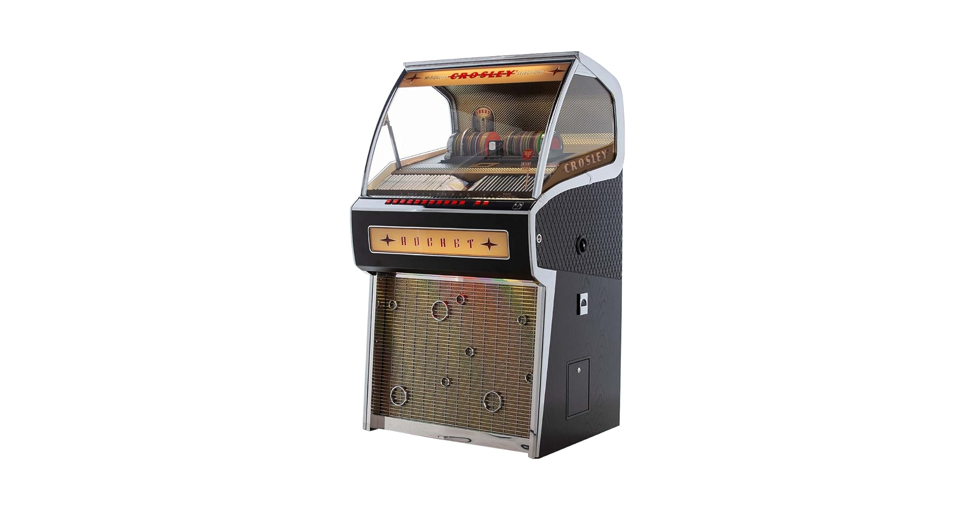 Amazon.com: Crosley CR1207C-BK Rocket Full Size CD Jukebox