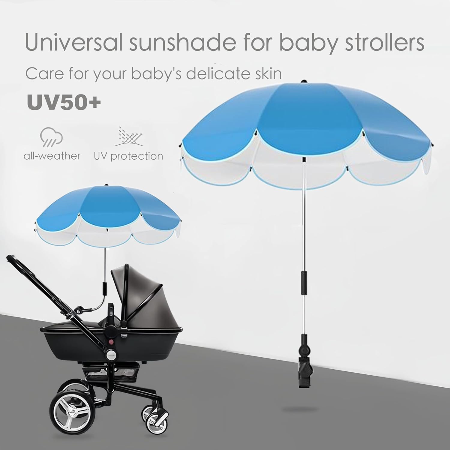 30 Inches Chair Umbrella with Clamp