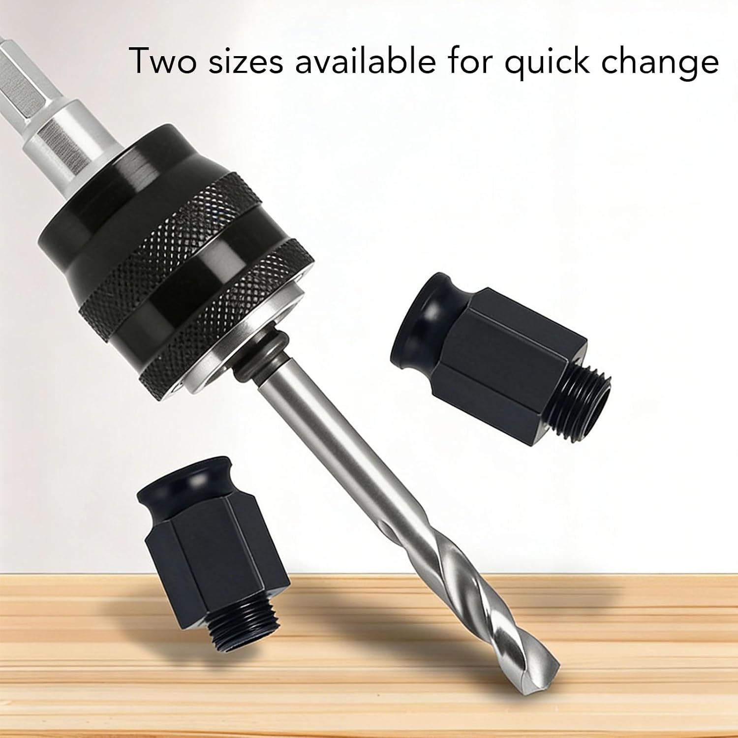 Garosa Hole Saw Arbor Carbon Steel Alloy Steel Wood Drill Bit with Fast Eject Mandrel and Texture for Precise Woodworking