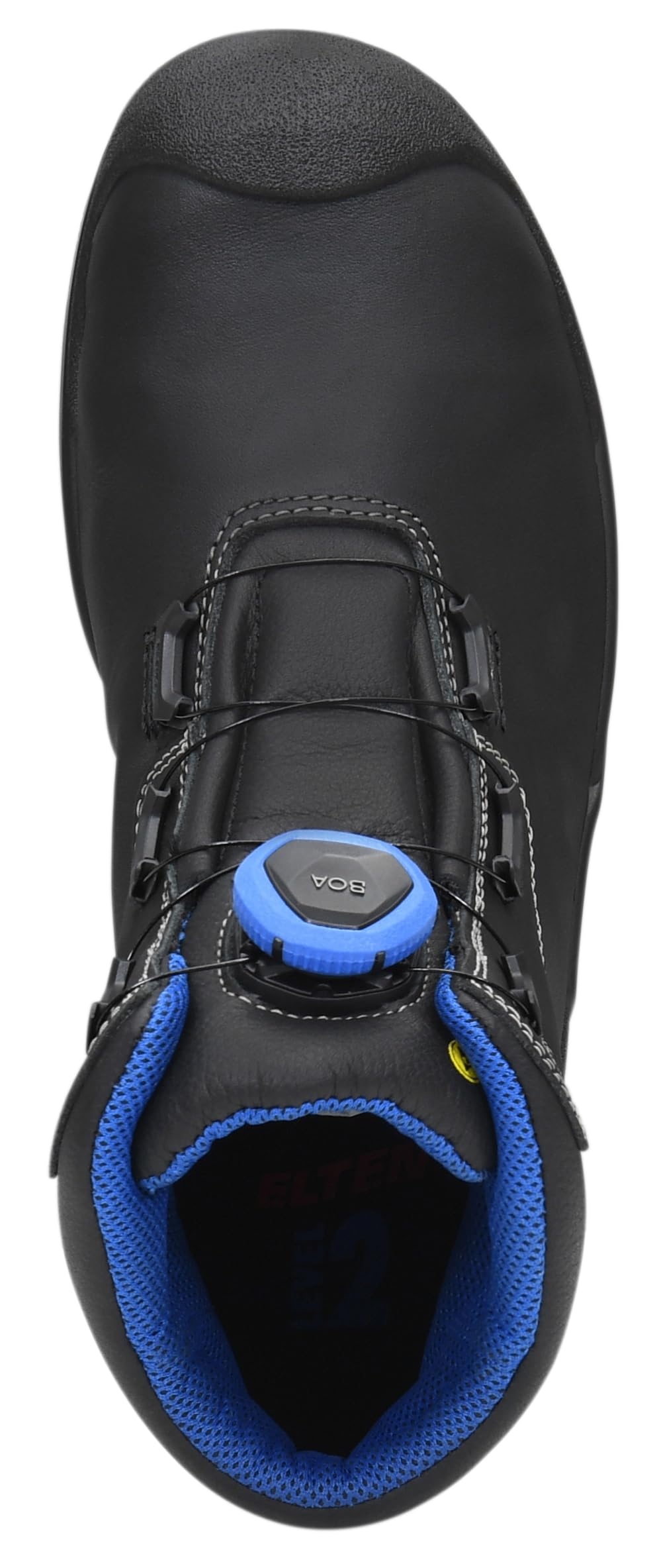 ELTEN Buty ochronne STEFANO XXSG BOA czarno-niebieskie Mid ESD S3 WELLMAXX