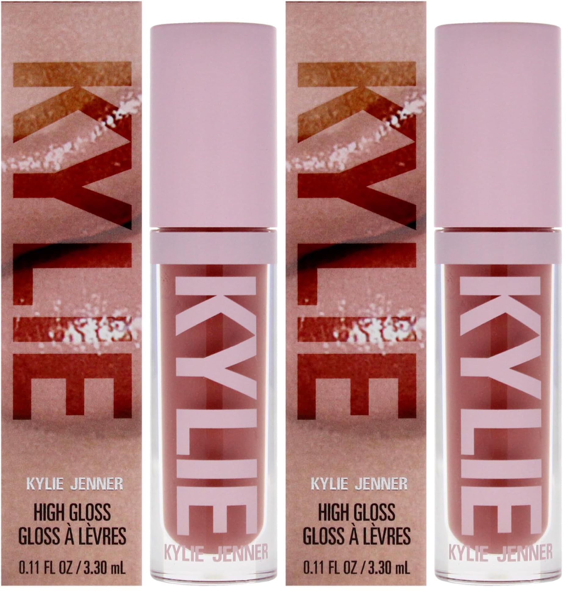 High Gloss - 808 Kylie for Women - 0.11 oz Lip Gloss (Pack of 2)