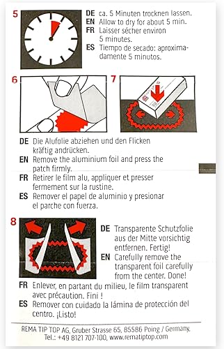 Miniatura 5 de Rema Dos (2) Kits de reparación de parches de tubo de bicicleta Touring TT02 (22) - TT O2 grande